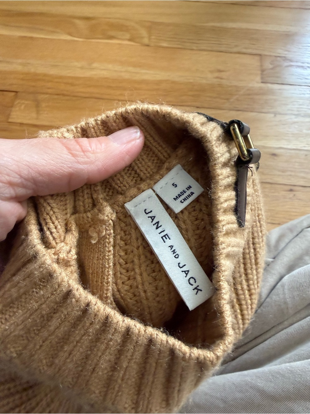 Janie and Jack Buckle Sweater - Picture 5 of 5